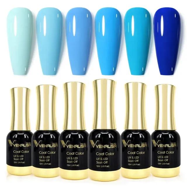 Venalisa Saphire Blue set semipermanente 6x12ml blu vegano