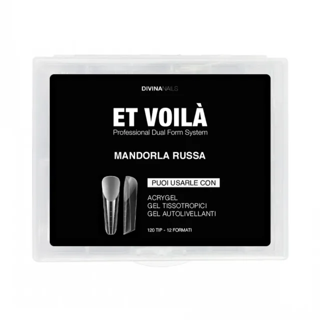 Diva Nails Et Voilà Mandorla Russa dual form 120pz gel