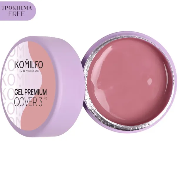 Komilfo Gel Premium Cover 3 gel unghie 30 g coprente